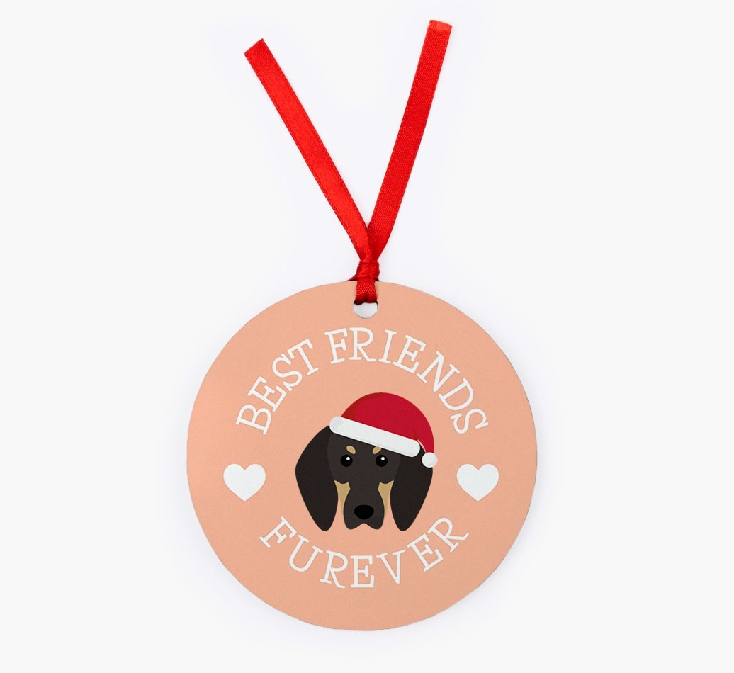 'Best Friends Furever' - {breedFullName} Christmas Decoration