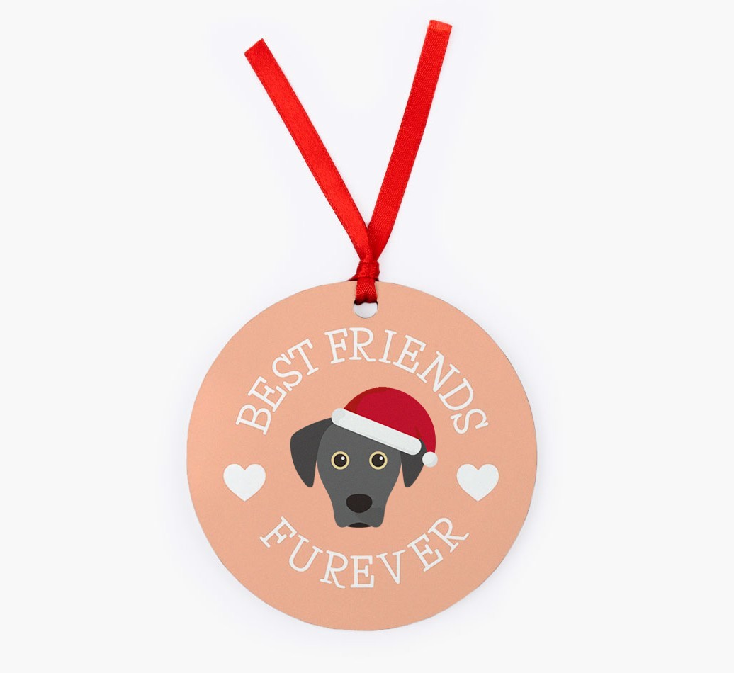 'Best Friends Furever' - Personalized {breedFullName} Christmas Decoration