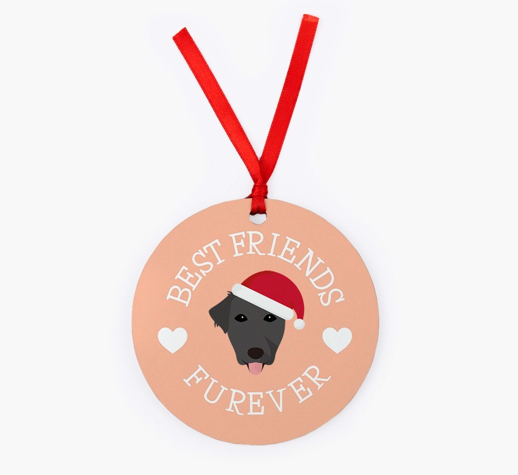 'Best Friends Furever' - Personalized {breedFullName} Christmas Decoration