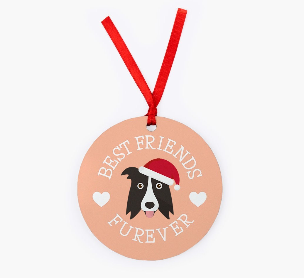 'Best Friends Furever' - Personalized {breedFullName} Christmas Decoration
