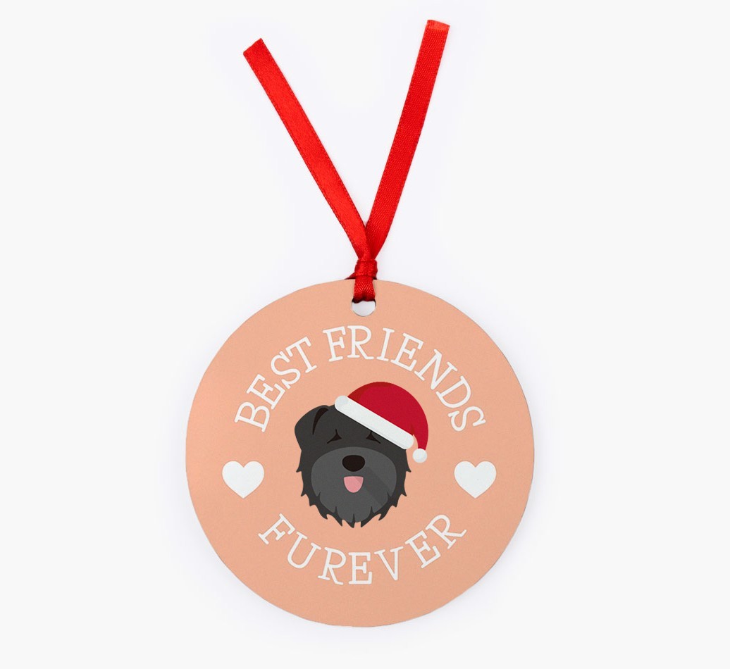 'Best Friends Furever' - Personalized {breedFullName} Christmas Decoration
