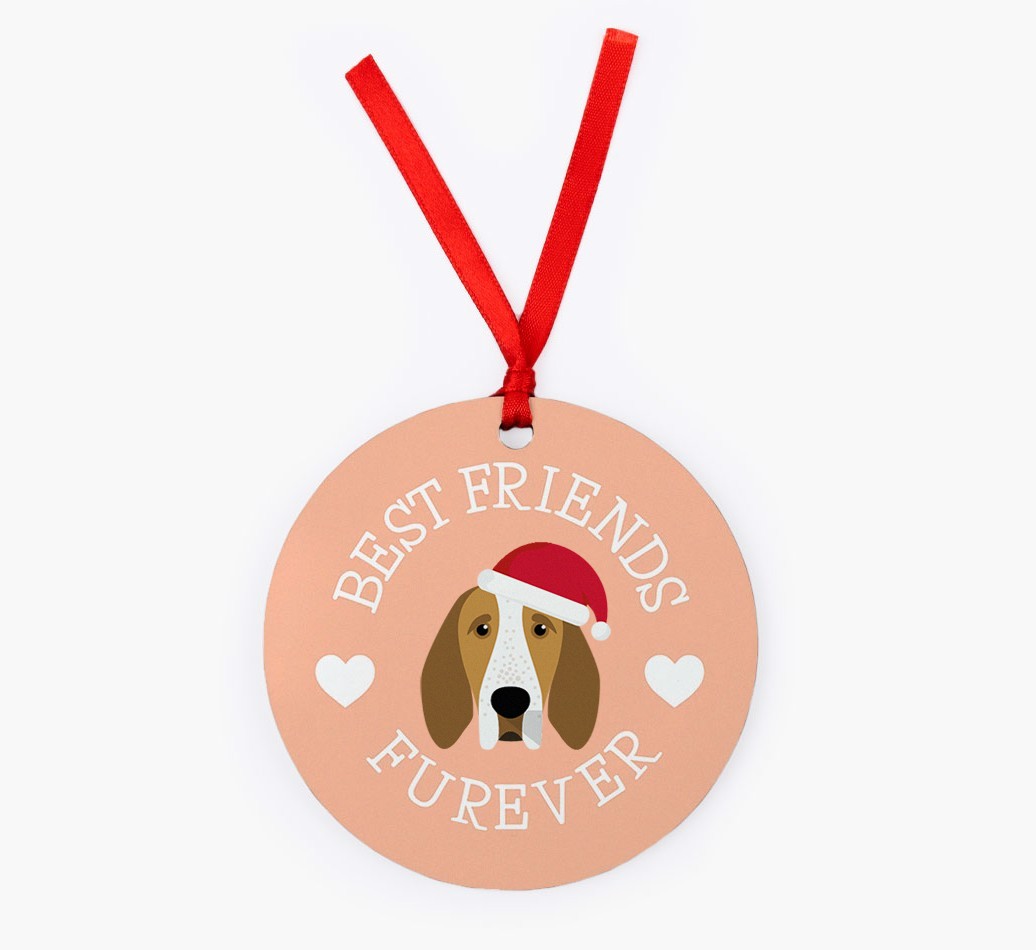 'Best Friends Furever' - Personalized {breedFullName} Christmas Decoration