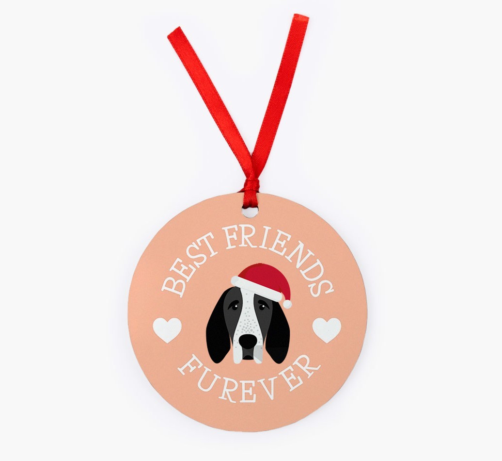 'Best Friends Furever' - {breedFullName} Christmas Decoration