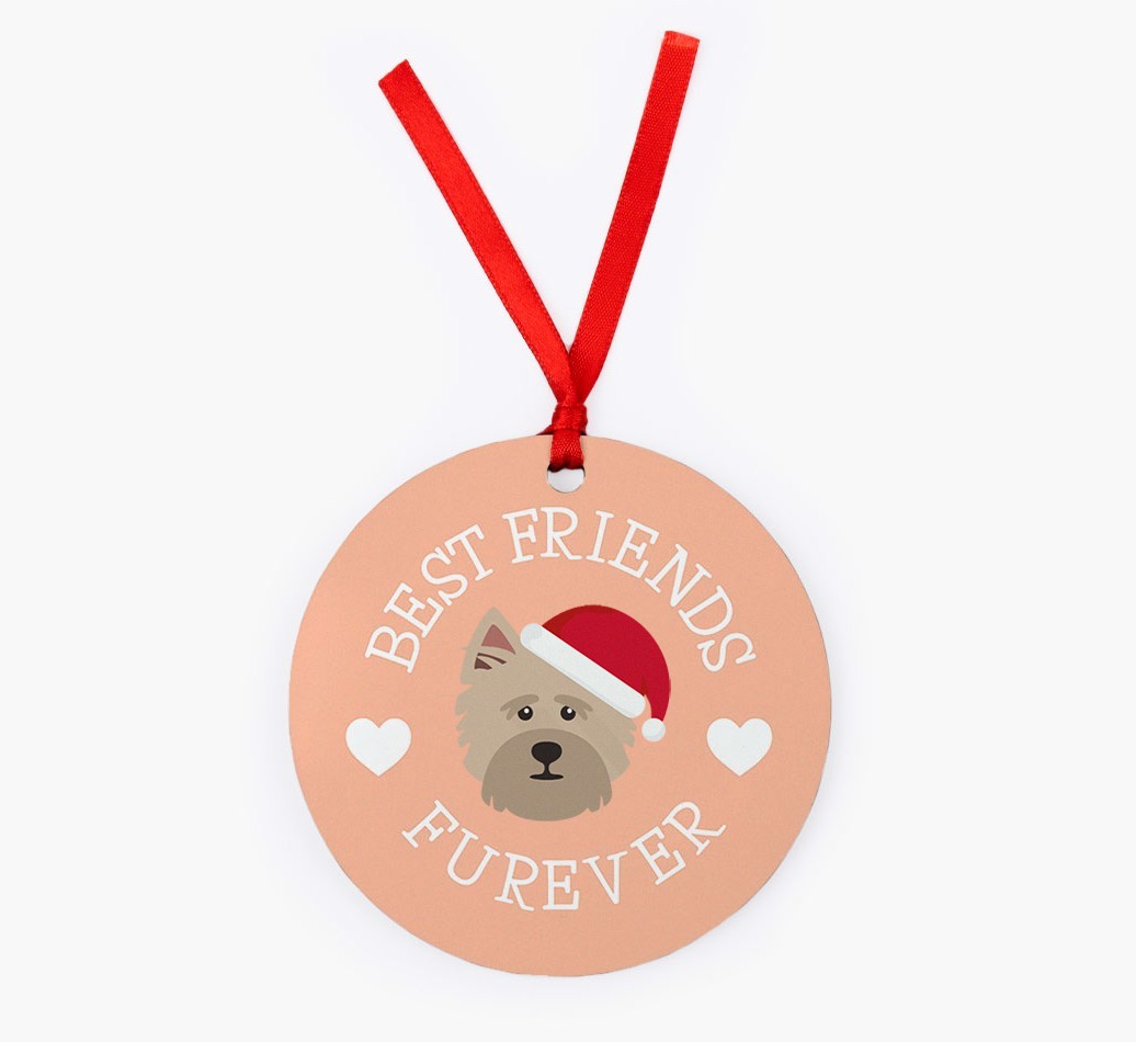'Best Friends Furever' - Personalized {breedFullName} Christmas Decoration