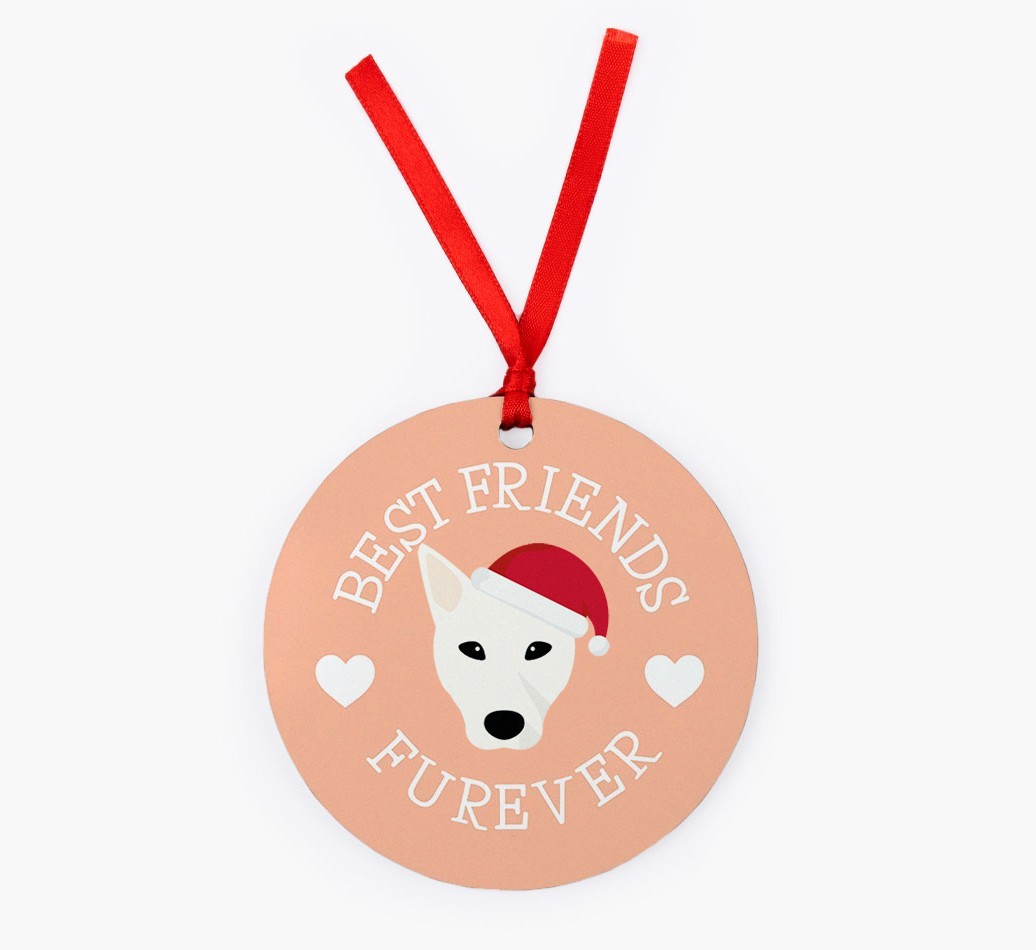 'Best Friends Furever' - Personalized {breedFullName} Christmas Decoration