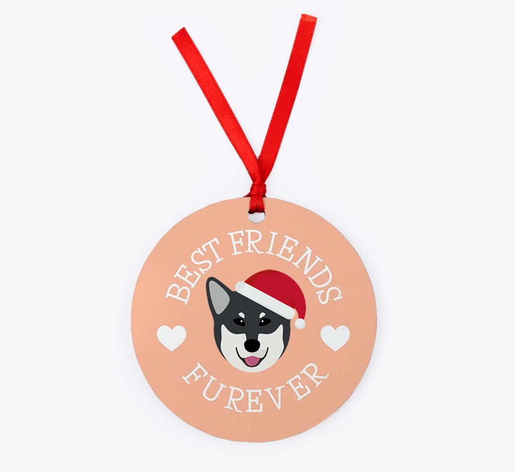 'Best Friends Furever' - {breedFullName} Christmas Decoration