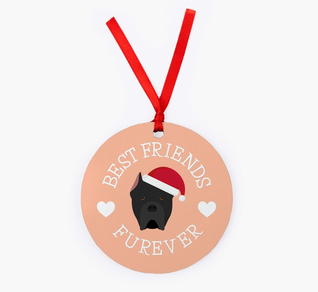 'Best Friends Furever' - Personalized {breedFullName} Christmas Decoration