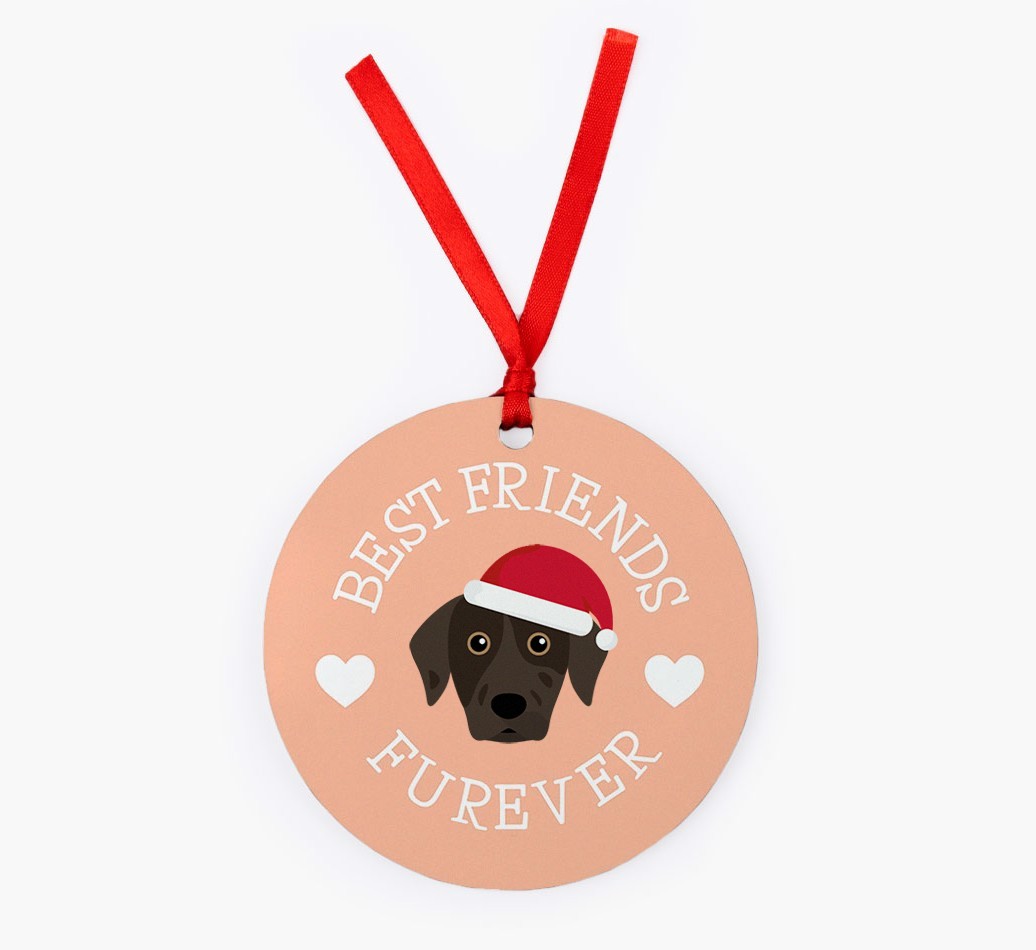 'Best Friends Furever' - {breedFullName} Christmas Decoration