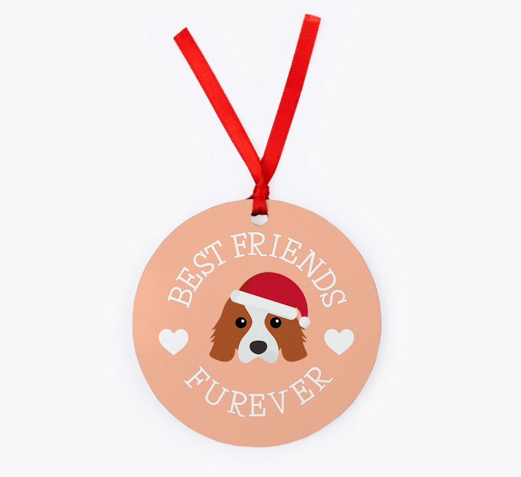 'Best Friends Furever' - Personalized {breedFullName} Christmas Decoration