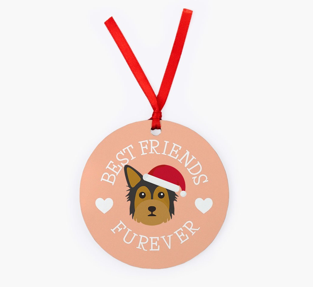 'Best Friends Furever' - Personalized {breedFullName} Christmas Decoration