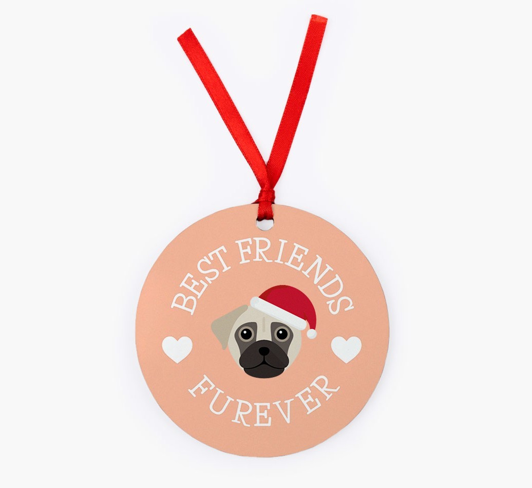 'Best Friends Furever' - {breedFullName} Christmas Decoration