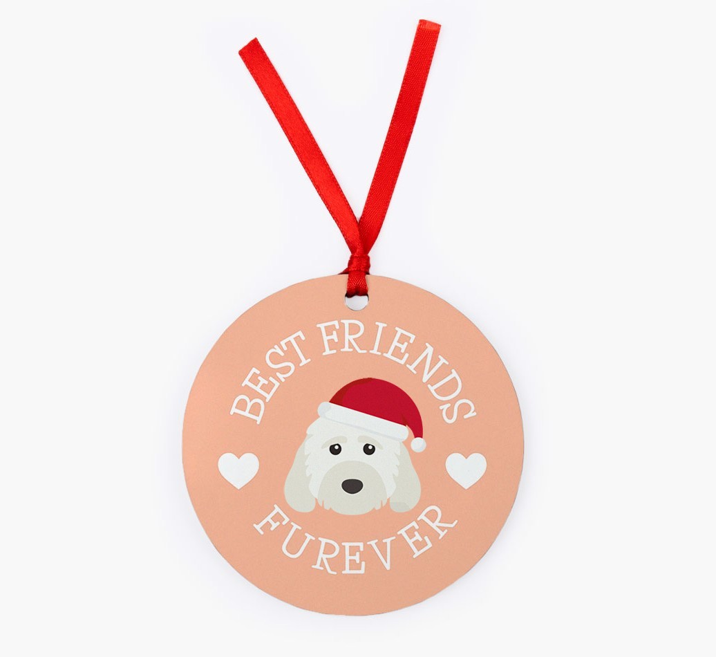 'Best Friends Furever' - Personalized {breedFullName} Christmas Decoration