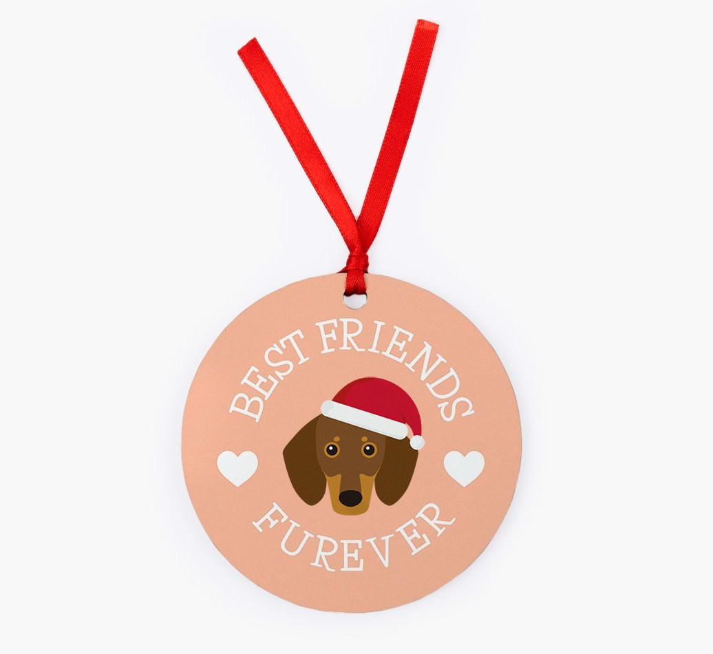 'Best Friends Furever' - {breedFullName} Christmas Decoration
