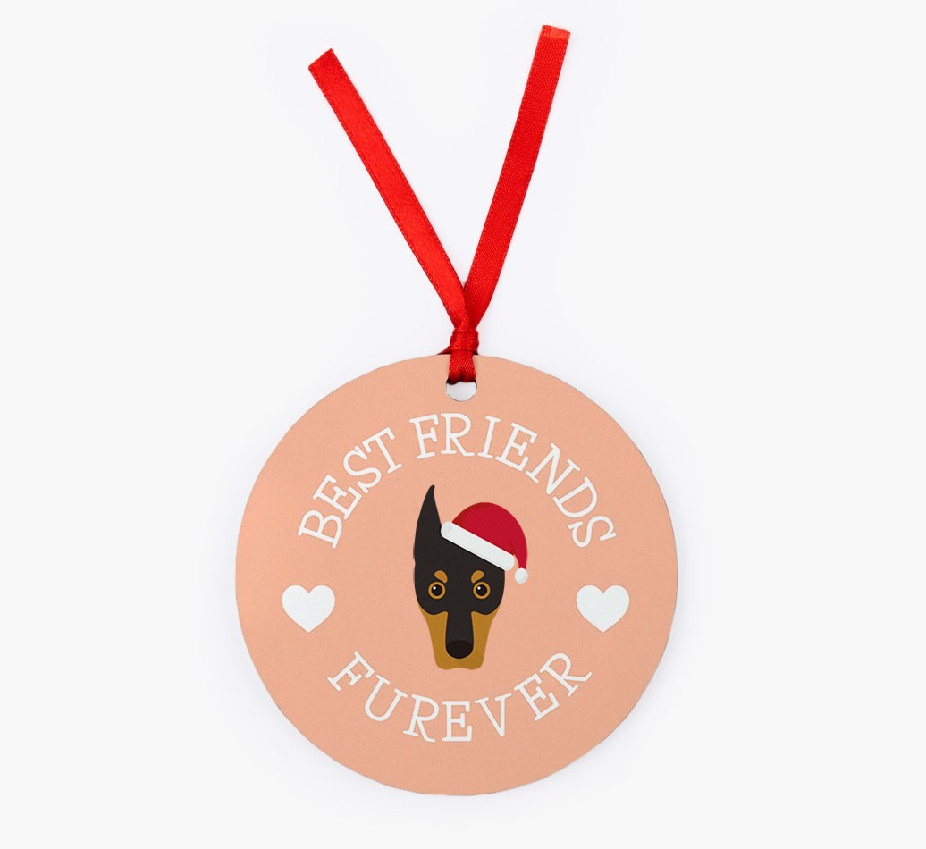 'Best Friends Furever' - {breedFullName} Christmas Decoration
