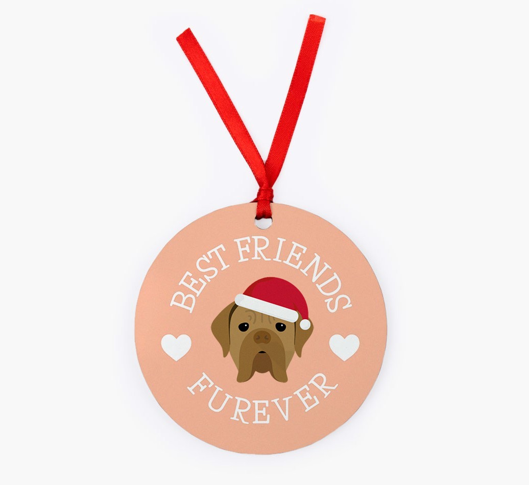 'Best Friends Furever' - {breedFullName} Christmas Decoration