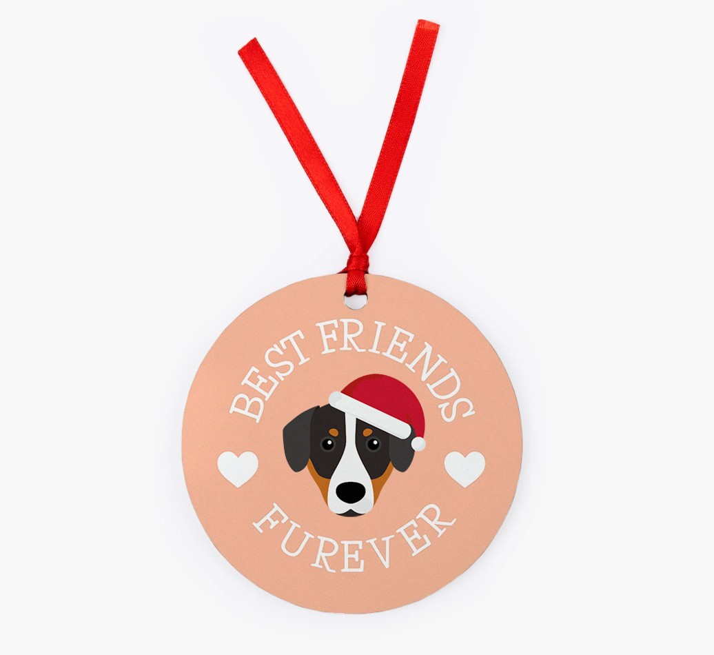 'Best Friends Furever' - Personalized {breedFullName} Christmas Decoration