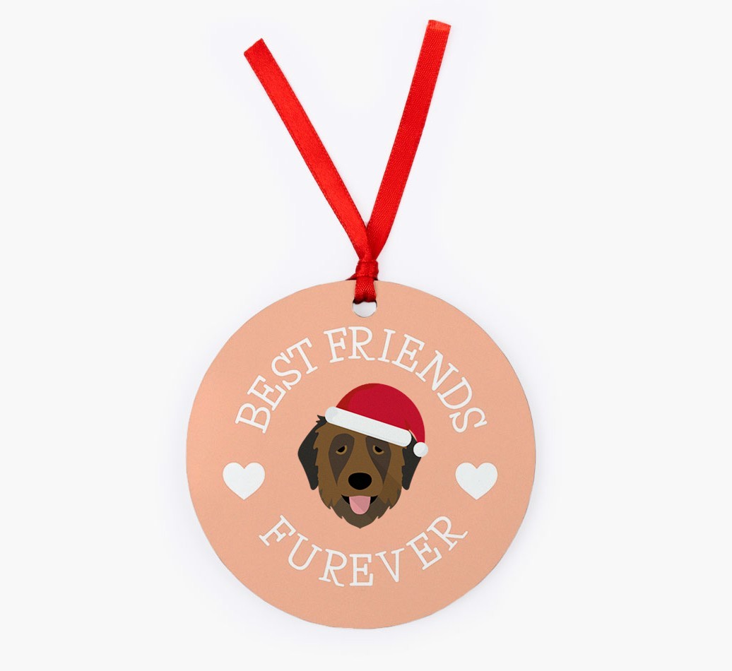 'Best Friends Furever' - {breedFullName} Christmas Decoration