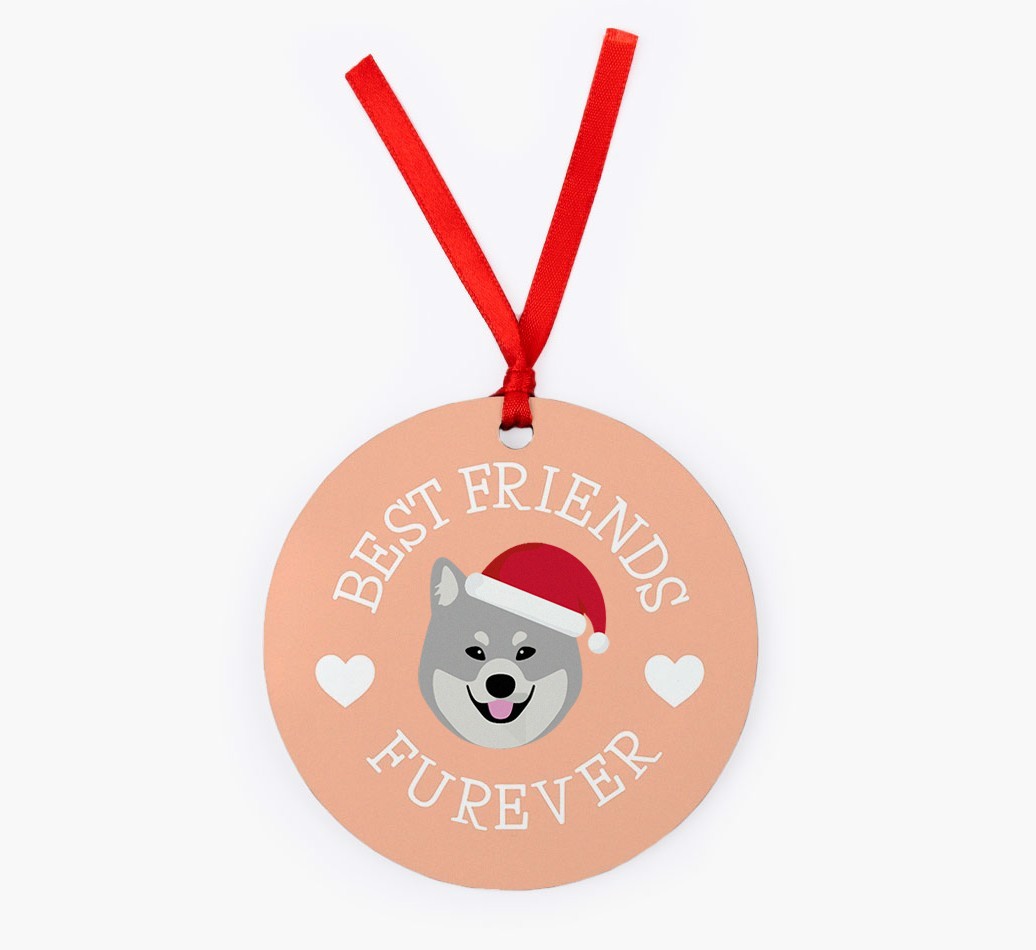 'Best Friends Furever' - {breedFullName} Christmas Decoration