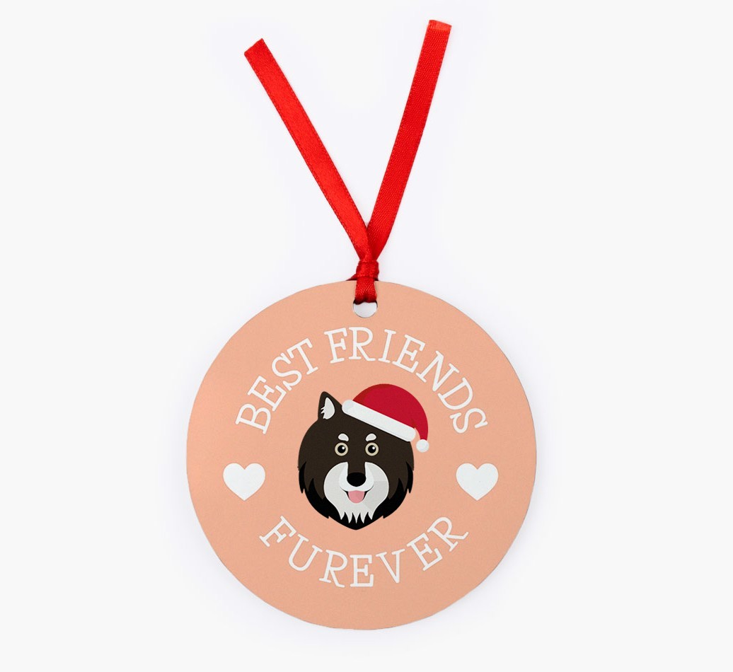 'Best Friends Furever' - Personalized {breedFullName} Christmas Decoration