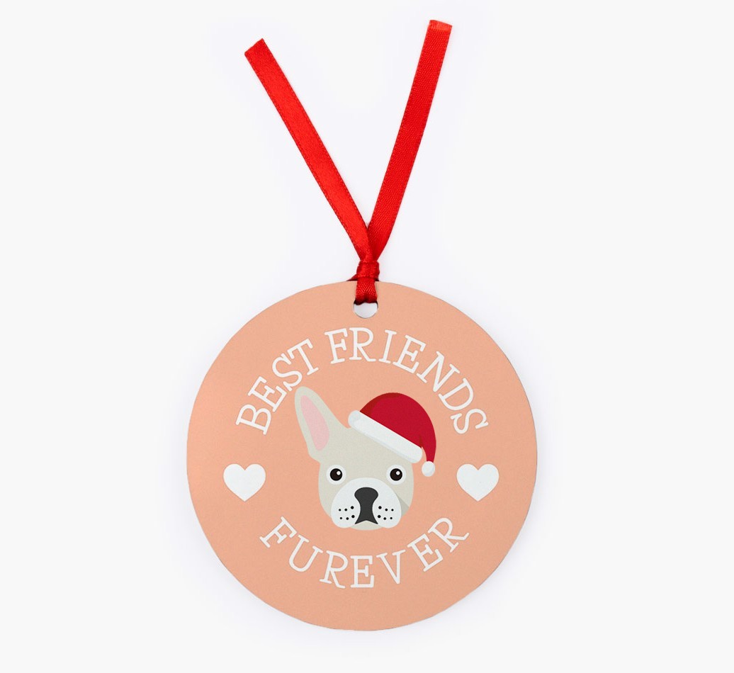 'Best Friends Furever' - Personalized {breedFullName} Christmas Decoration
