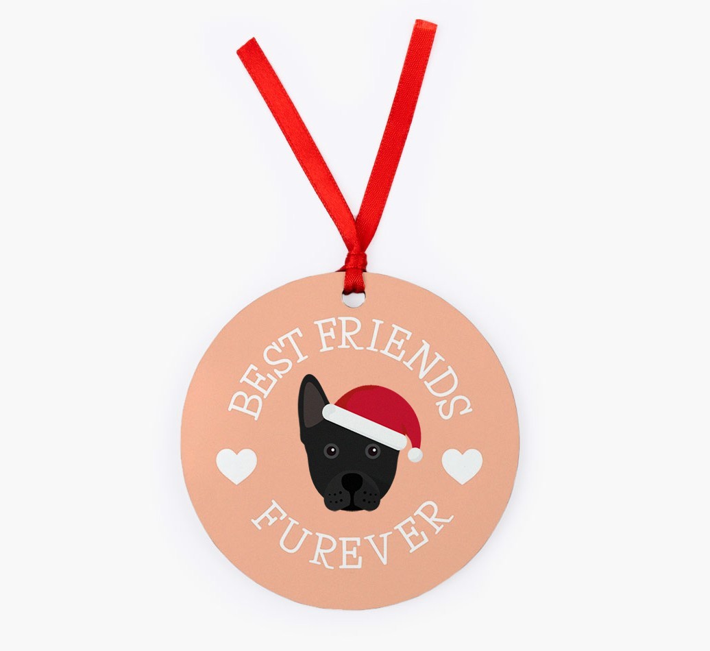 'Best Friends Furever' - Personalized {breedFullName} Christmas Decoration