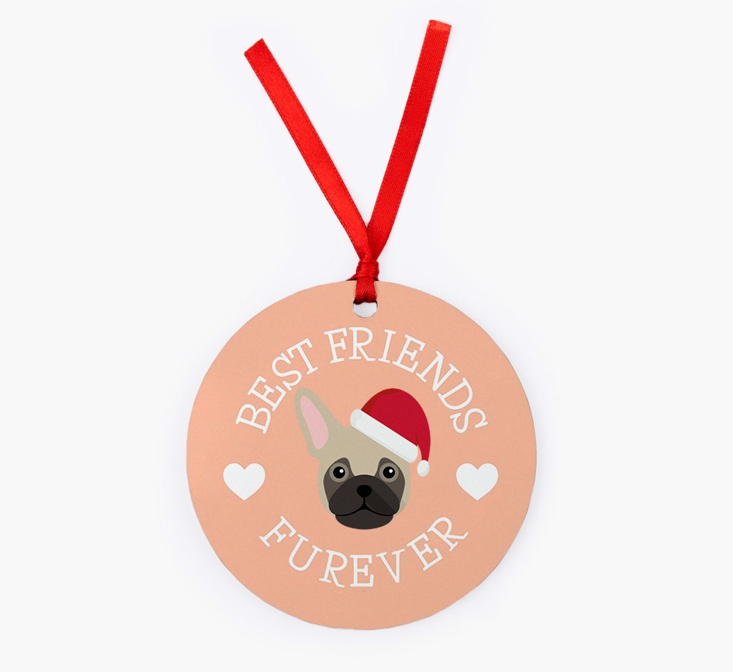 'Best Friends Furever' - {breedFullName} Christmas Decoration