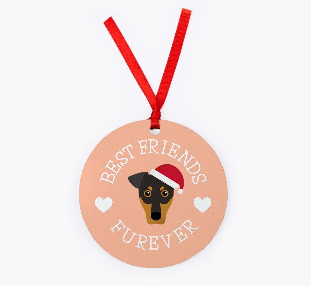 'Best Friends Furever' - {breedFullName} Christmas Decoration
