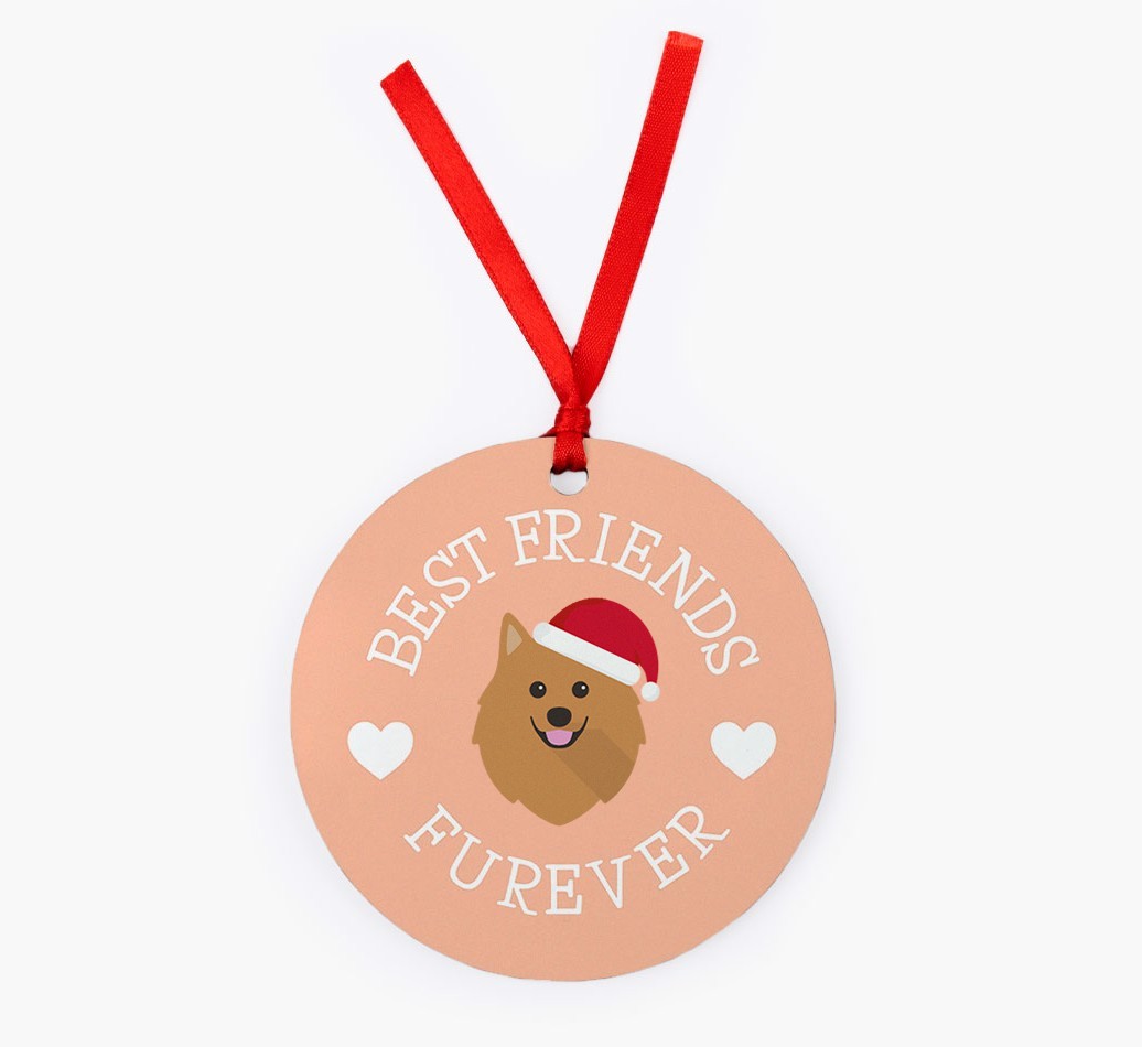 'Best Friends Furever' - {breedFullName} Christmas Decoration
