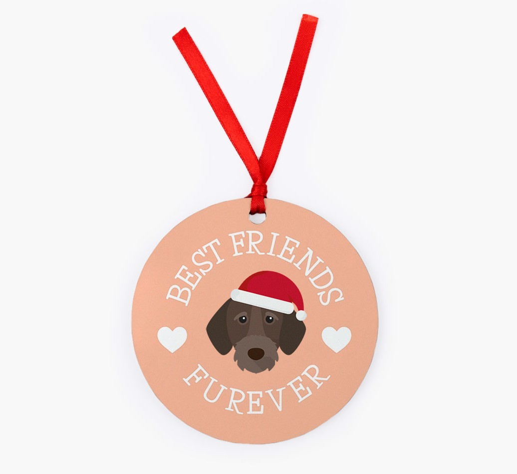 'Best Friends Furever' - {breedFullName} Christmas Decoration