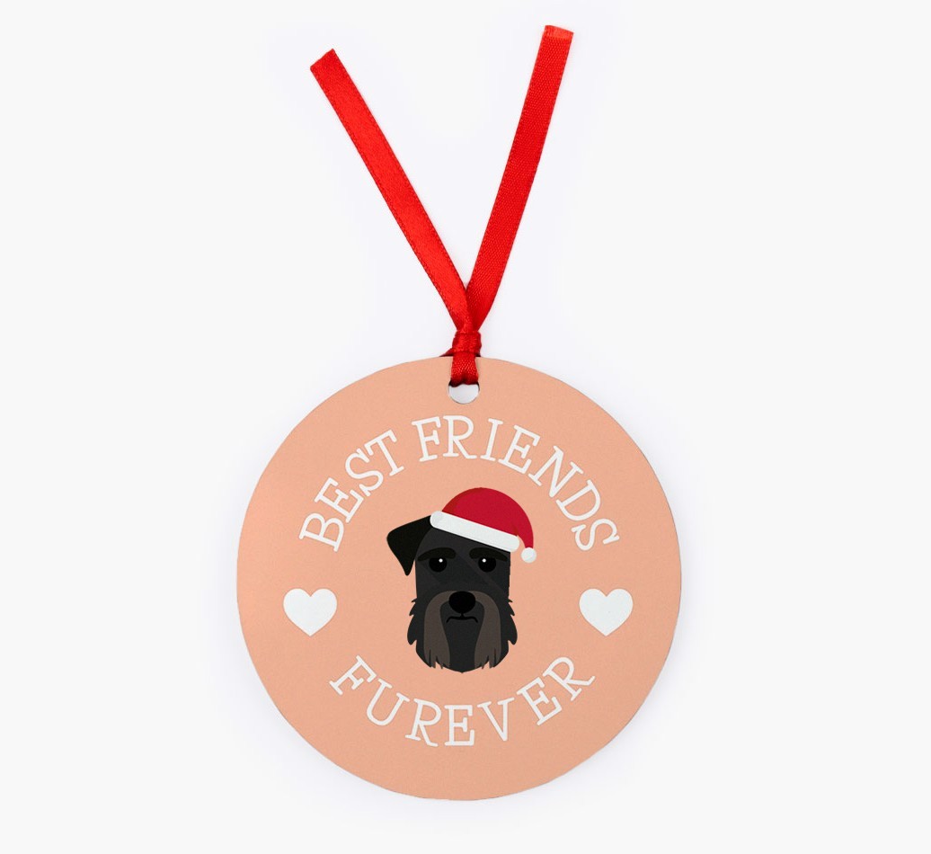 'Best Friends Furever' - {breedFullName} Christmas Decoration