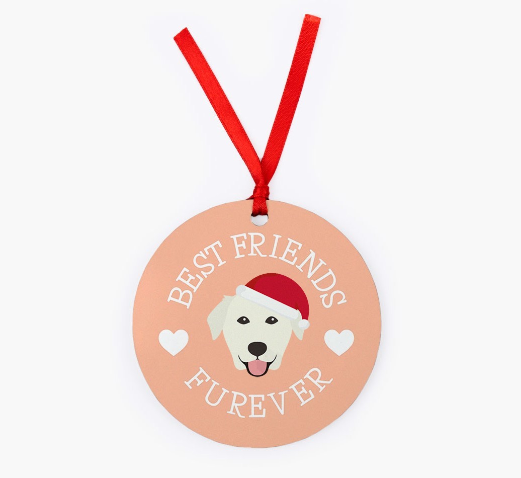 'Best Friends Furever' - {breedFullName} Christmas Decoration