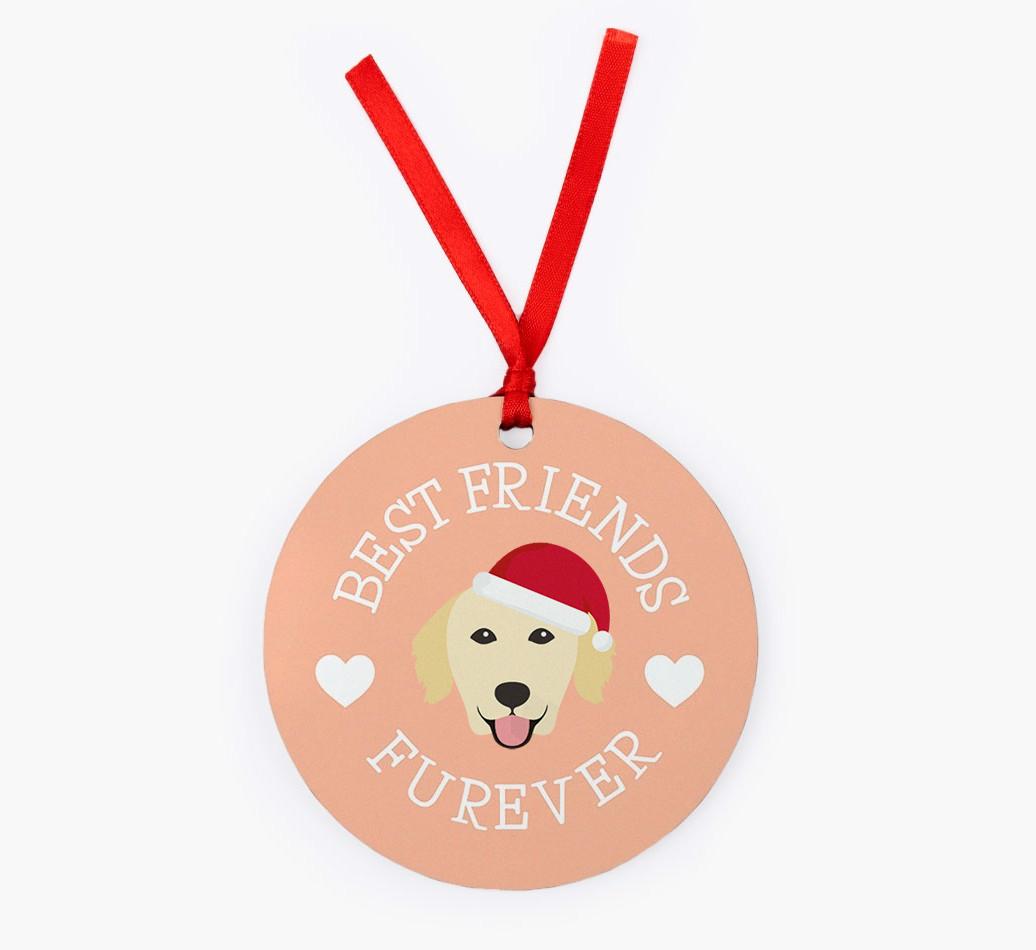 'Best Friends Furever' - Personalized {breedFullName} Christmas Decoration