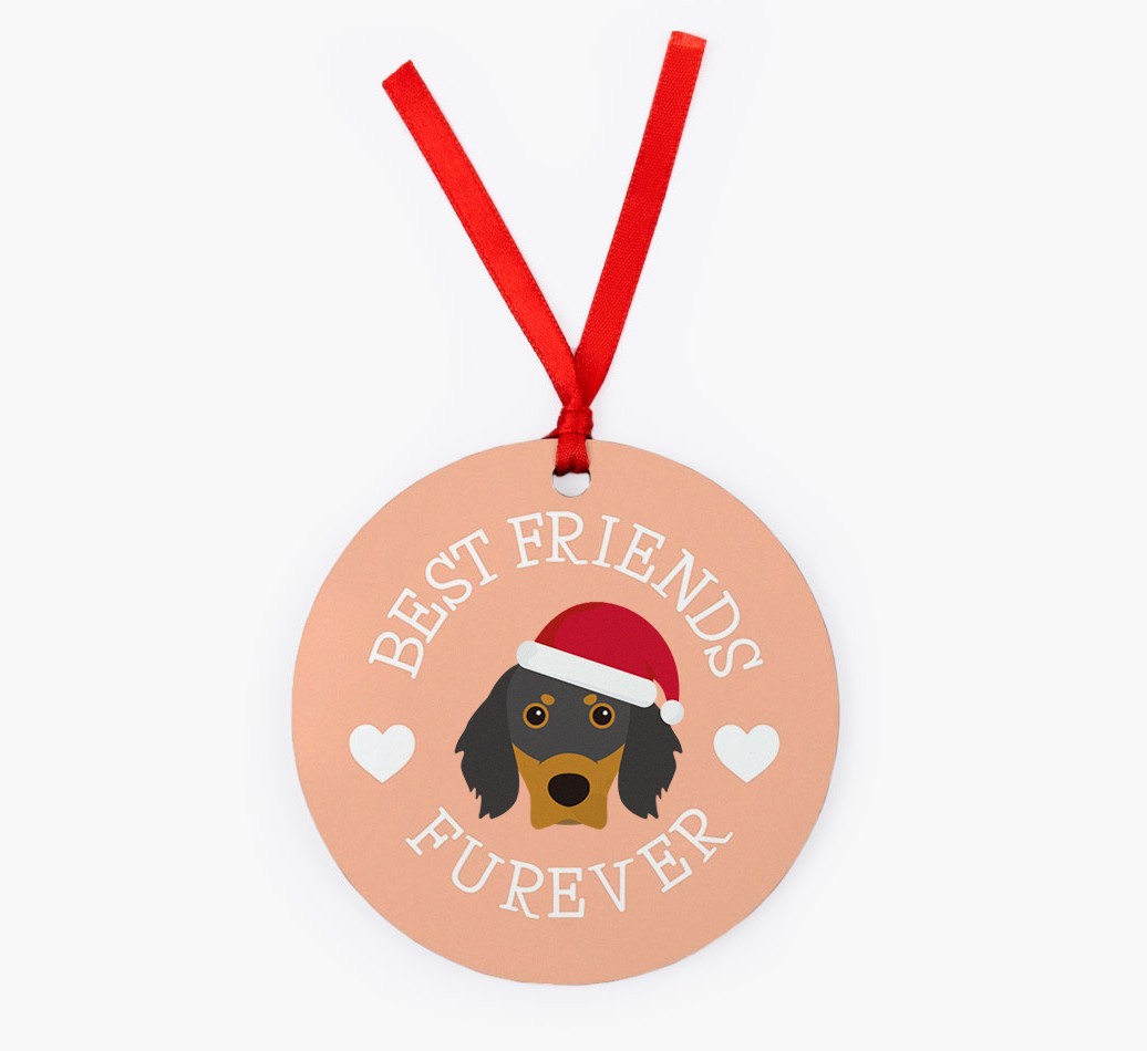 'Best Friends Furever' - Personalized {breedFullName} Christmas Decoration