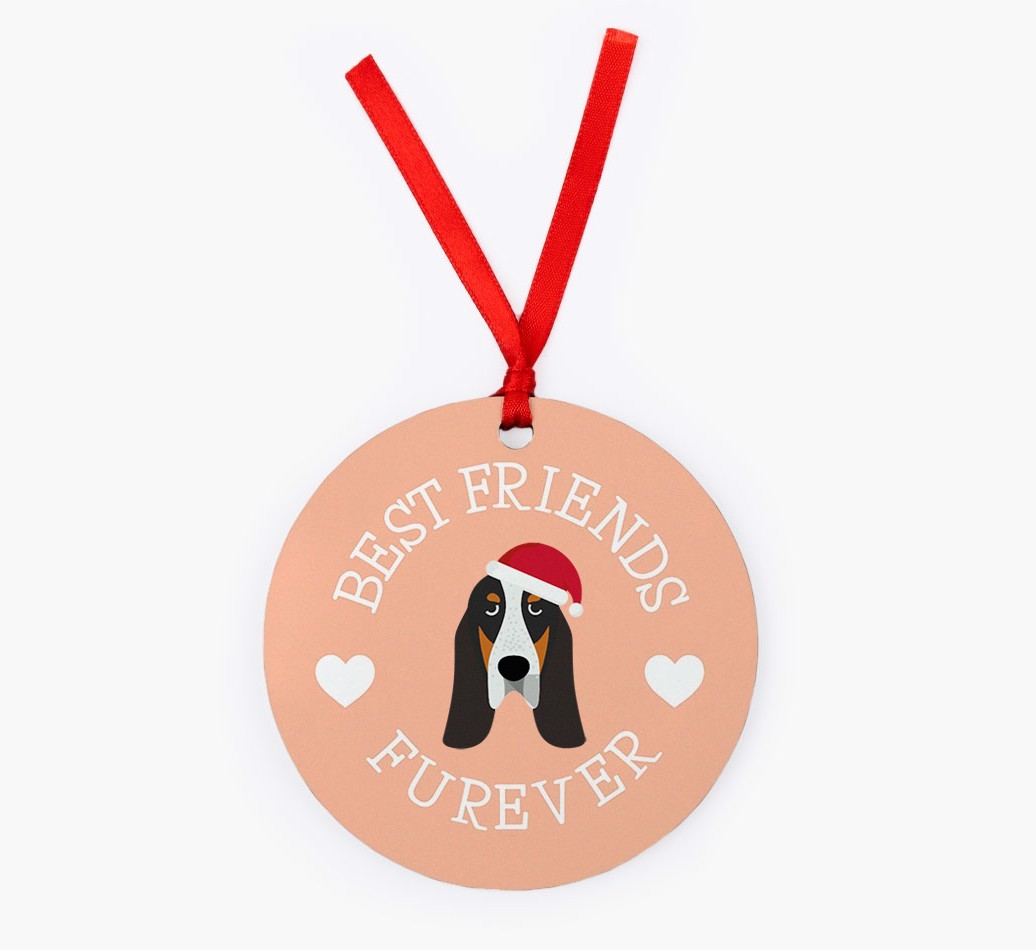 'Best Friends Furever' - Personalized {breedFullName} Christmas Decoration