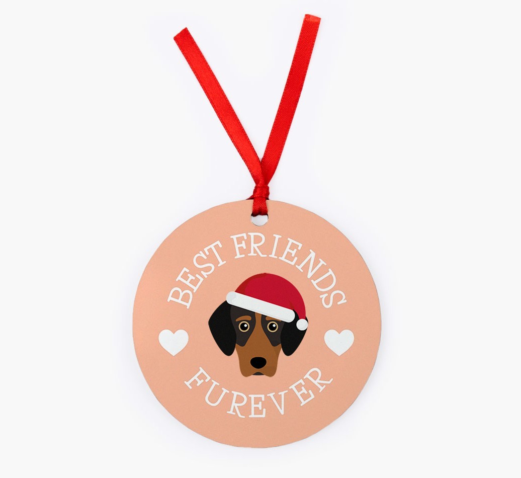'Best Friends Furever' - {breedFullName} Christmas Decoration
