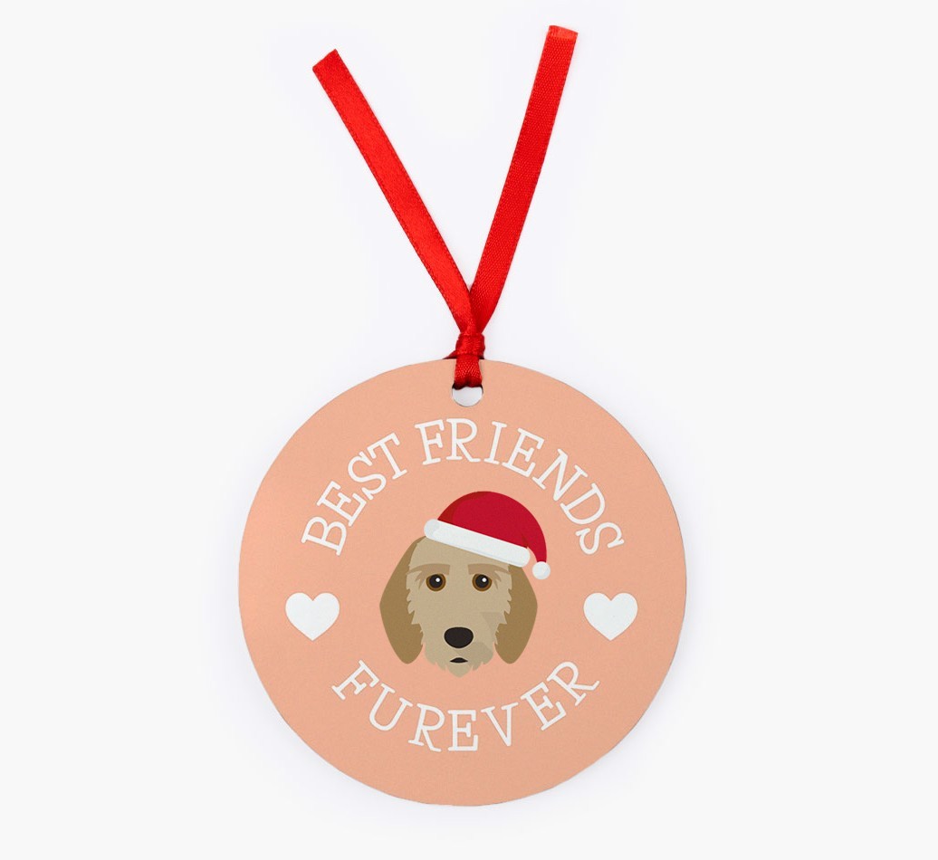 'Best Friends Furever' - Personalized {breedFullName} Christmas Decoration