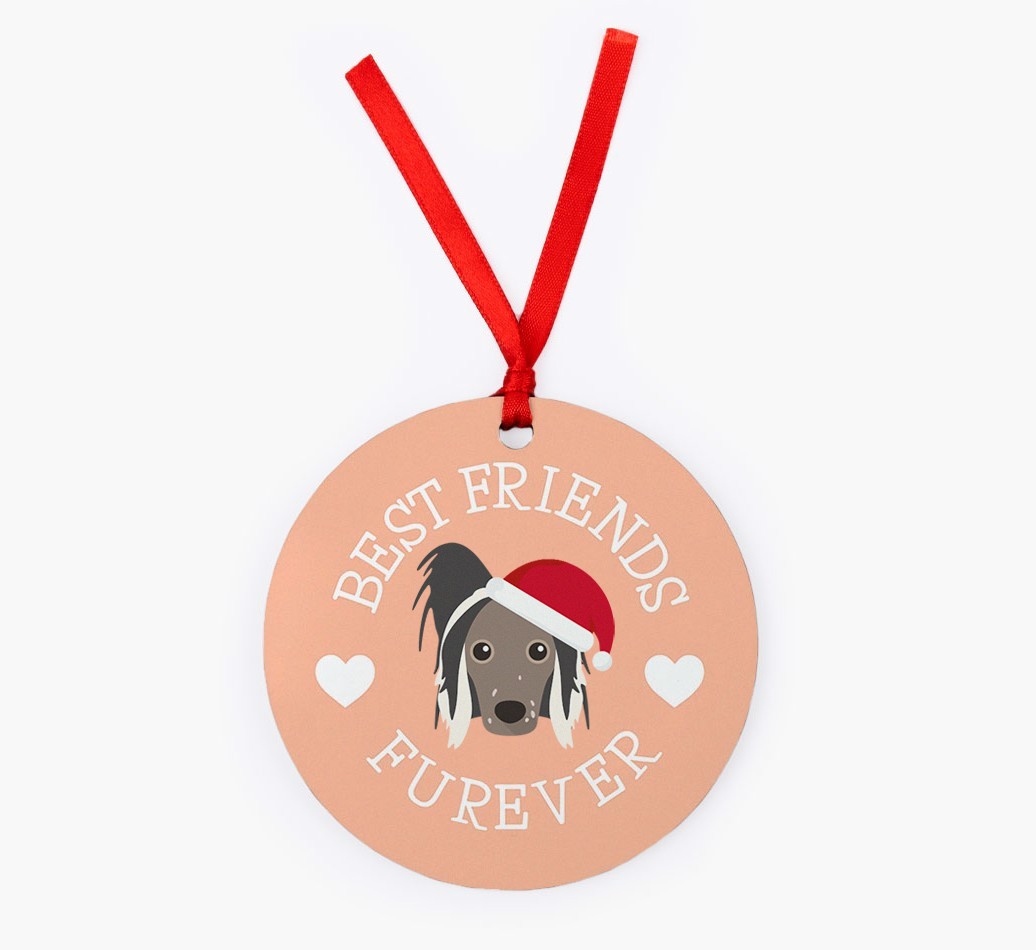'Best Friends Furever' - Personalized {breedFullName} Christmas Decoration