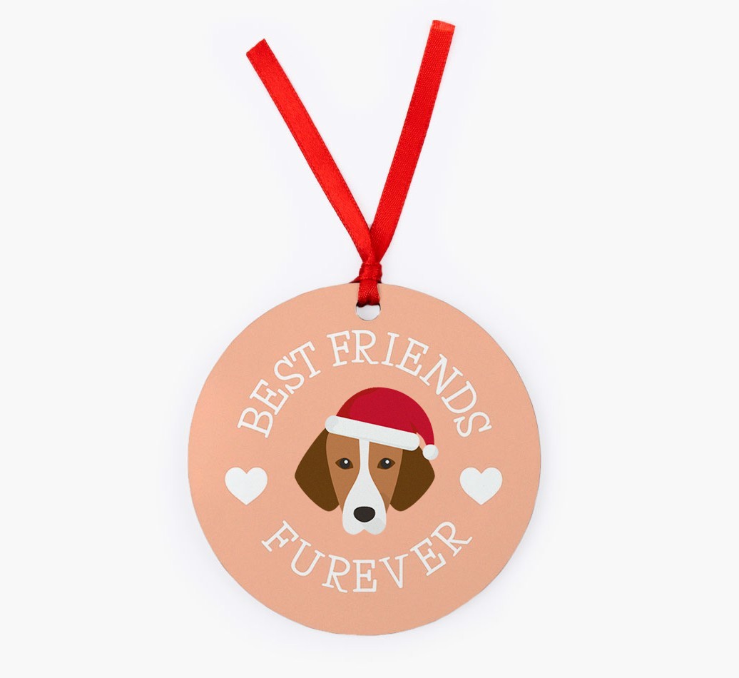 'Best Friends Furever' - {breedFullName} Christmas Decoration