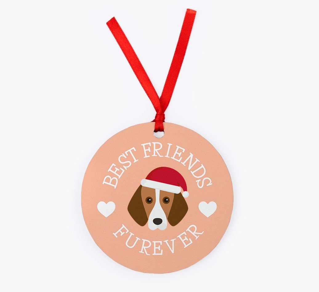 'Best Friends Furever' - {breedFullName} Christmas Decoration