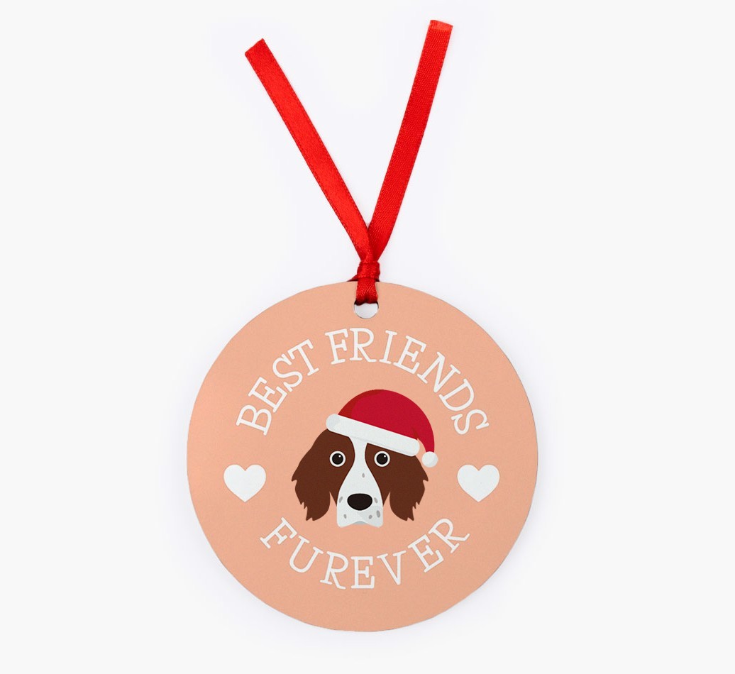 'Best Friends Furever' - {breedFullName} Christmas Decoration