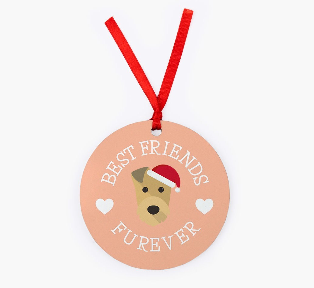'Best Friends Furever' - Personalized {breedFullName} Christmas Decoration