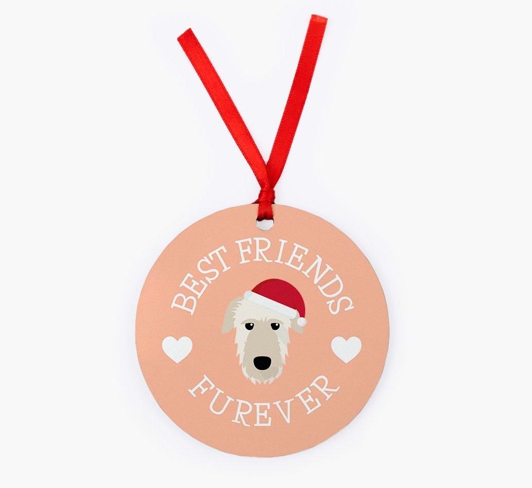 'Best Friends Furever' - Personalized {breedFullName} Christmas Decoration