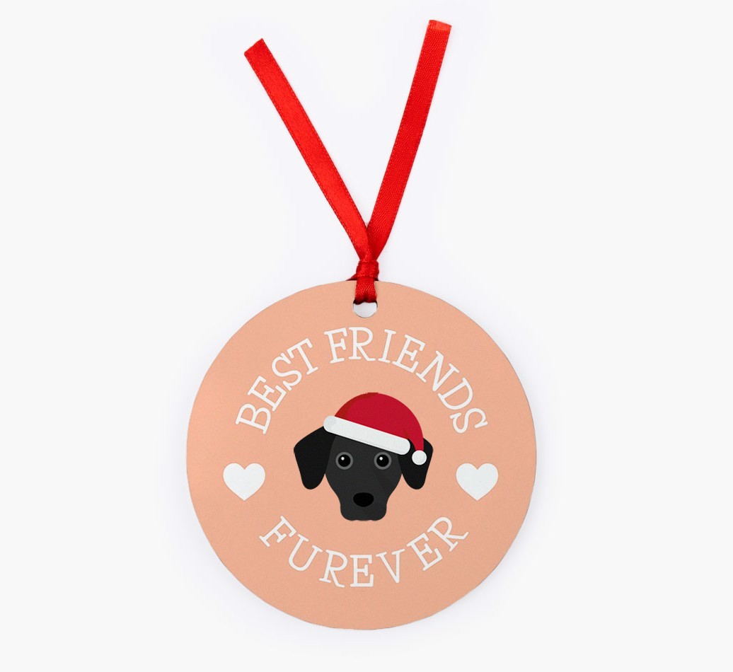 'Best Friends Furever' - Personalized {breedFullName} Christmas Decoration