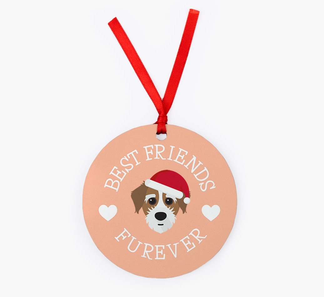 'Best Friends Furever' - Personalized {breedFullName} Christmas Decoration