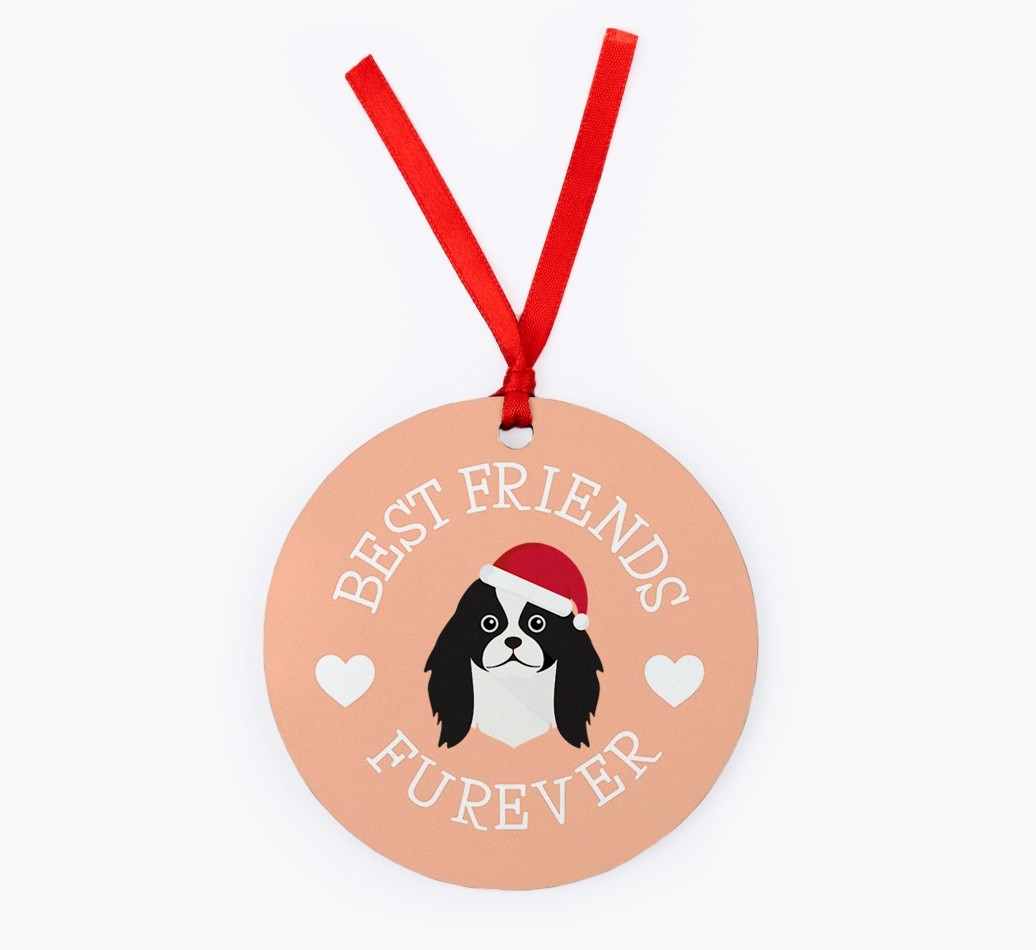 'Best Friends Furever' - Personalized {breedFullName} Christmas Decoration