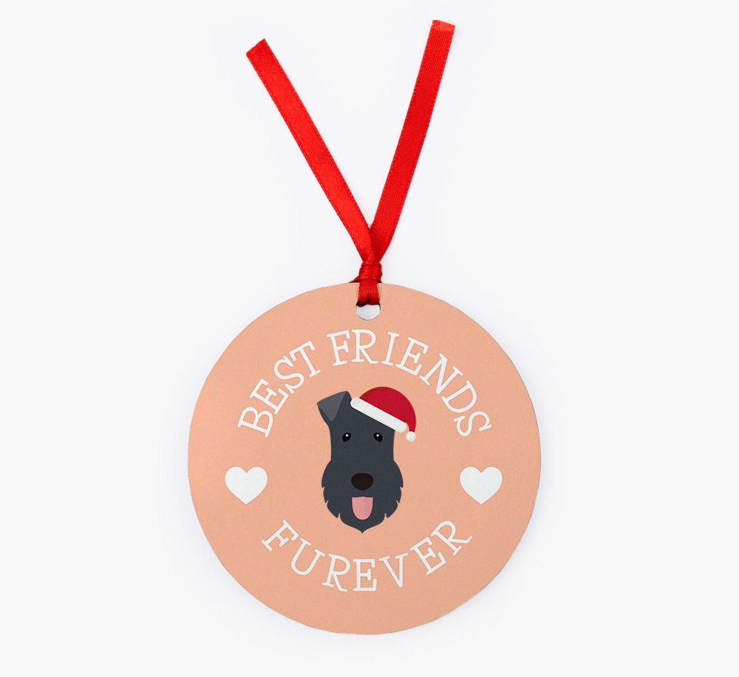 'Best Friends Furever' - Personalized {breedFullName} Christmas Decoration