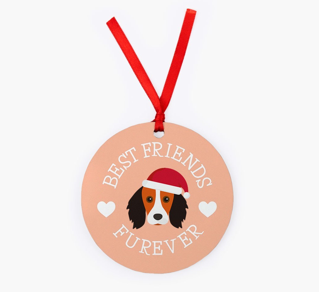 'Best Friends Furever' - Personalized {breedFullName} Christmas Decoration
