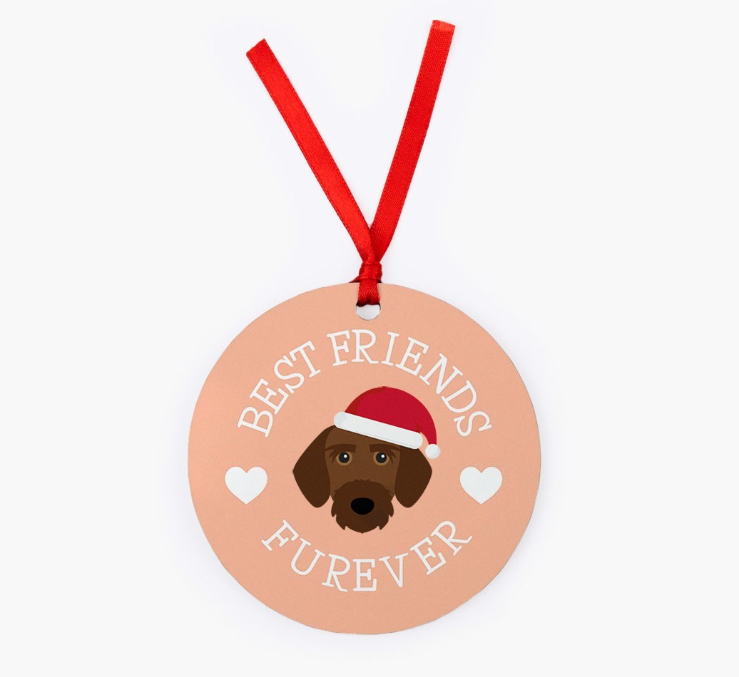 'Best Friends Furever' - {breedFullName} Christmas Decoration