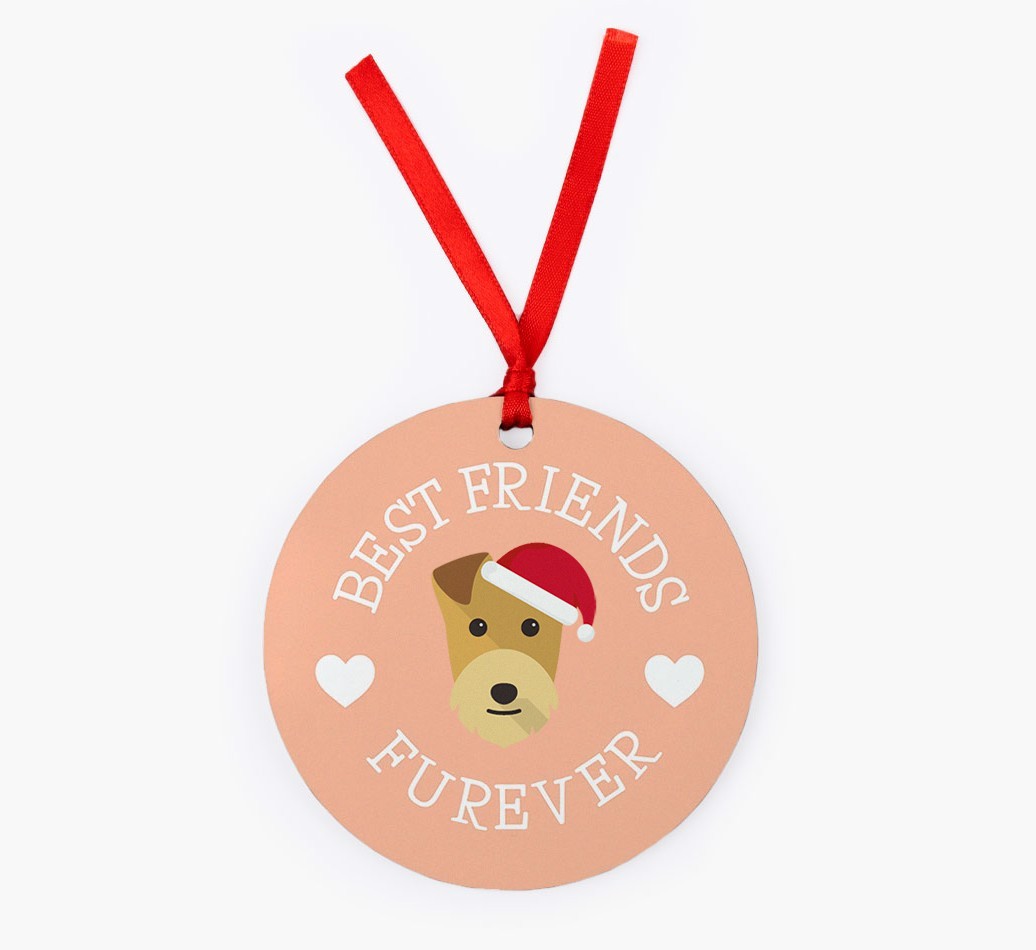 'Best Friends Furever' - Personalized {breedFullName} Christmas Decoration