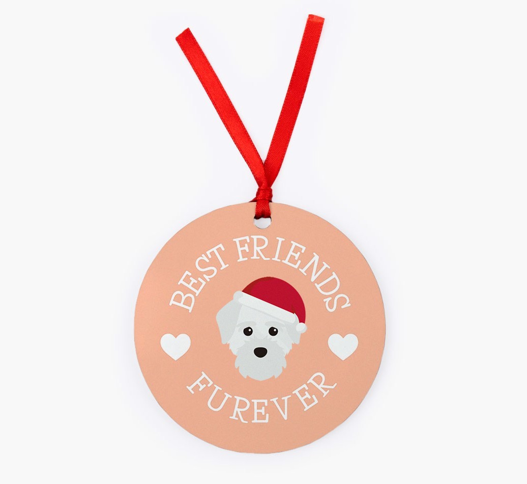 'Best Friends Furever' - Personalized {breedFullName} Christmas Decoration